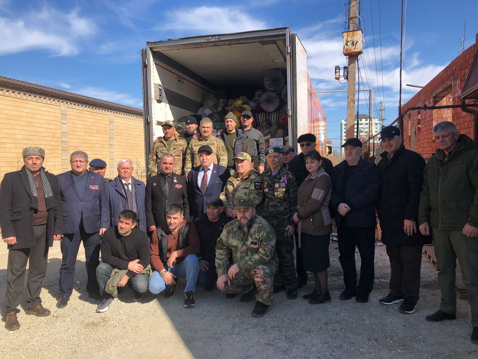 Дагестанская «Интербригада» отправила очередную партию гумпомощи в зону СВО